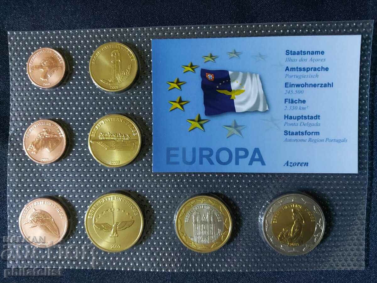 Trial Euro Set - Azore 2009, 8 monede