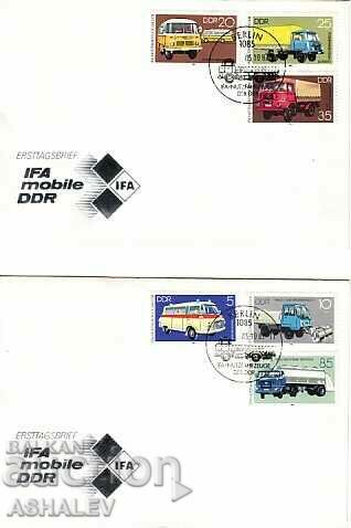 GDR 1982 2 FDC