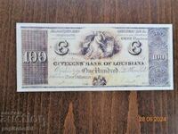 Old and rare United States banknote - the banknote is a copy