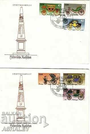 GDR 1976 2 FDC
