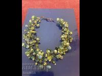 A unique beautiful necklace made of natural stones !!!!