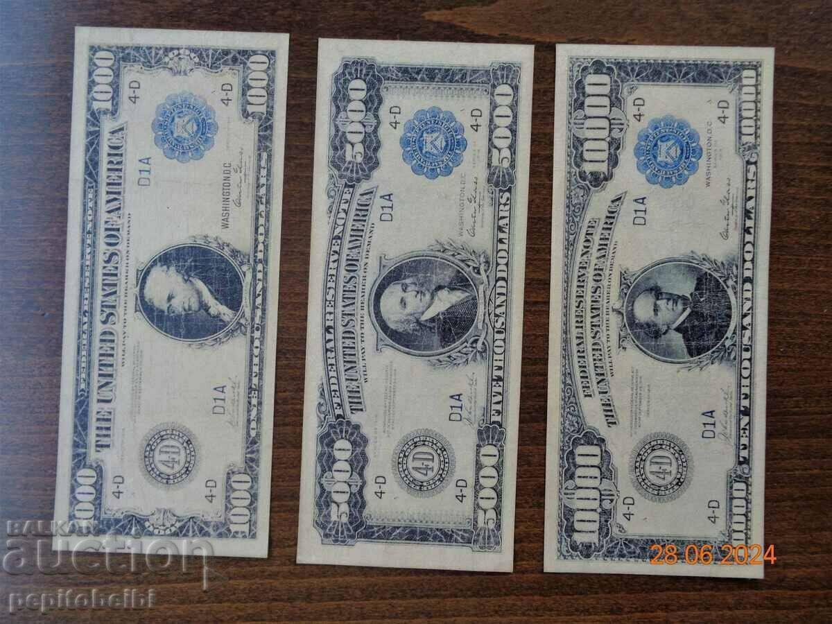 Rare USA 1918 Banknotes copies Rare USA 1918 Banknotes copies