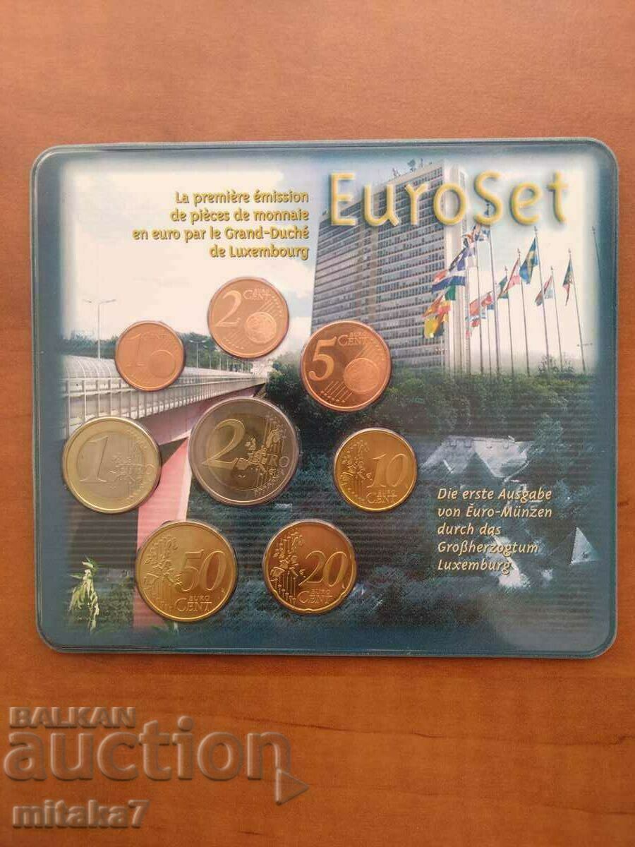 Luxembourg coin set, 2002