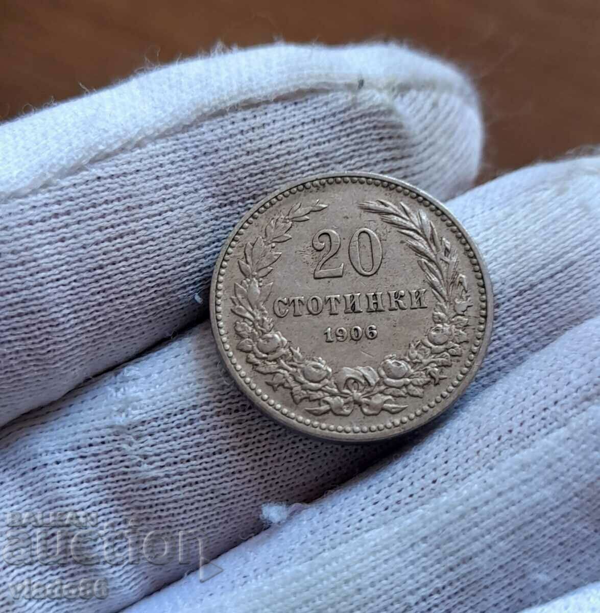 20 cents 1906