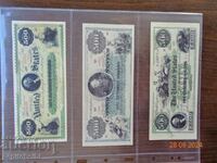 Rare quite rare United States banknote copies