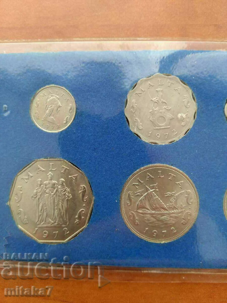 Set of coins Malta, 1972 with price 24.00 BGN | € 12.27 Set of coins Malta, 1972 with price 24.00 BGN | € 12.27