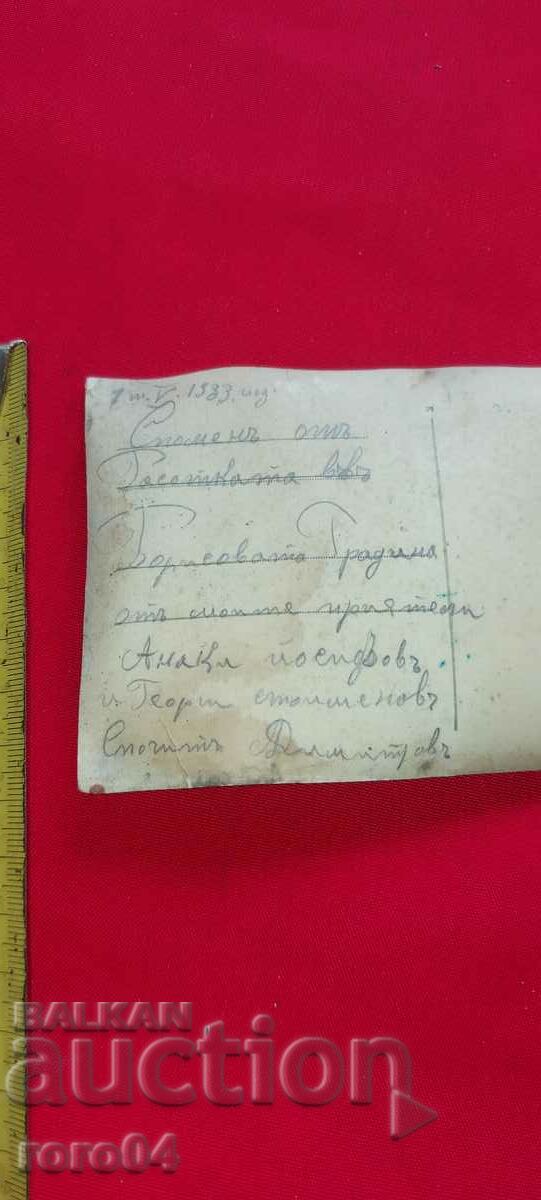 SOFIA - THE BORIS GARDEN - STICKS - 1933 - 6 SOFIA - THE BORIS GARDEN - STICKS - 1933 - 6