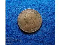 1 penny Great Britain 19th century.
