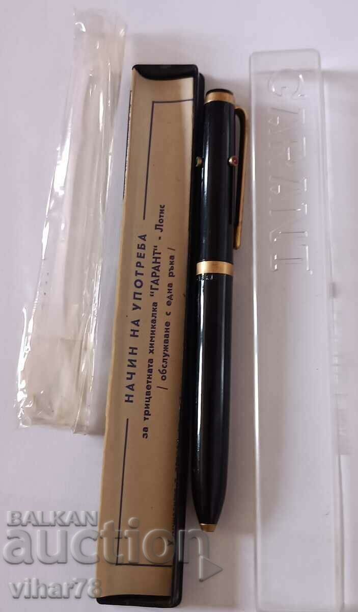 Ballpoint pen guaranteed with box and documents with price 69.99 BGN | € 35.79 Ballpoint pen guaranteed with box and documents with price 69.99 BGN | € 35.79