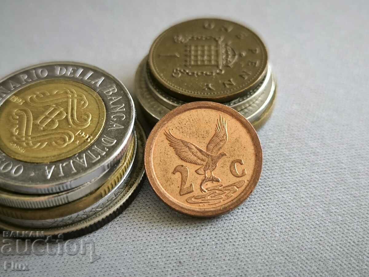Монета - Южна Африка - 2 цента | 1994г.