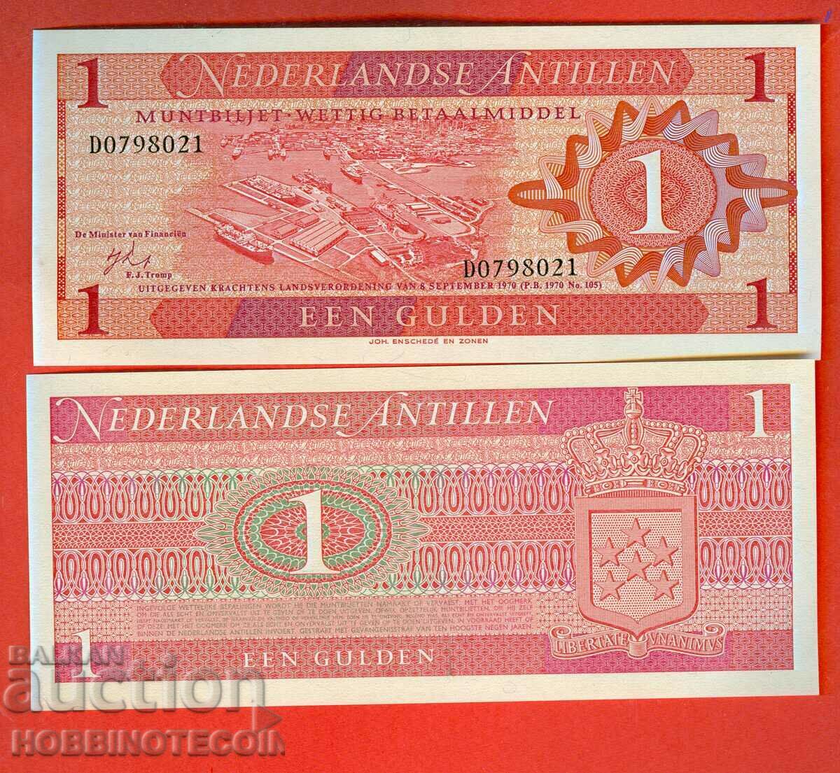 ANTILELE OLANDEZE - 1 număr Gulden 1970 NOU UNC