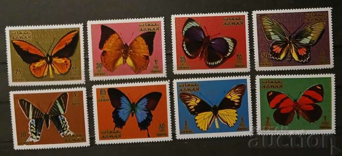 Ajman 1971 Fauna/Butterflies/Insects MNH