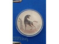 Silver coin "Australian brumby", 1 oz, Australia, 2022