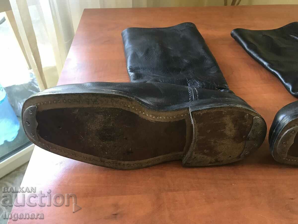 Auction LEATHER MILITARY BOOTS FROM Czarist times NEW No. 39-40 Auction LEATHER MILITARY BOOTS FROM Czarist times NEW No. 39-40