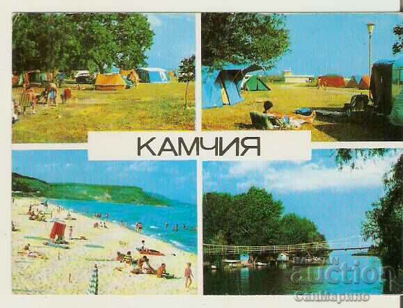 Card Bulgaria Râul Kamchia Ustieto Camping „Paradisul” 1*