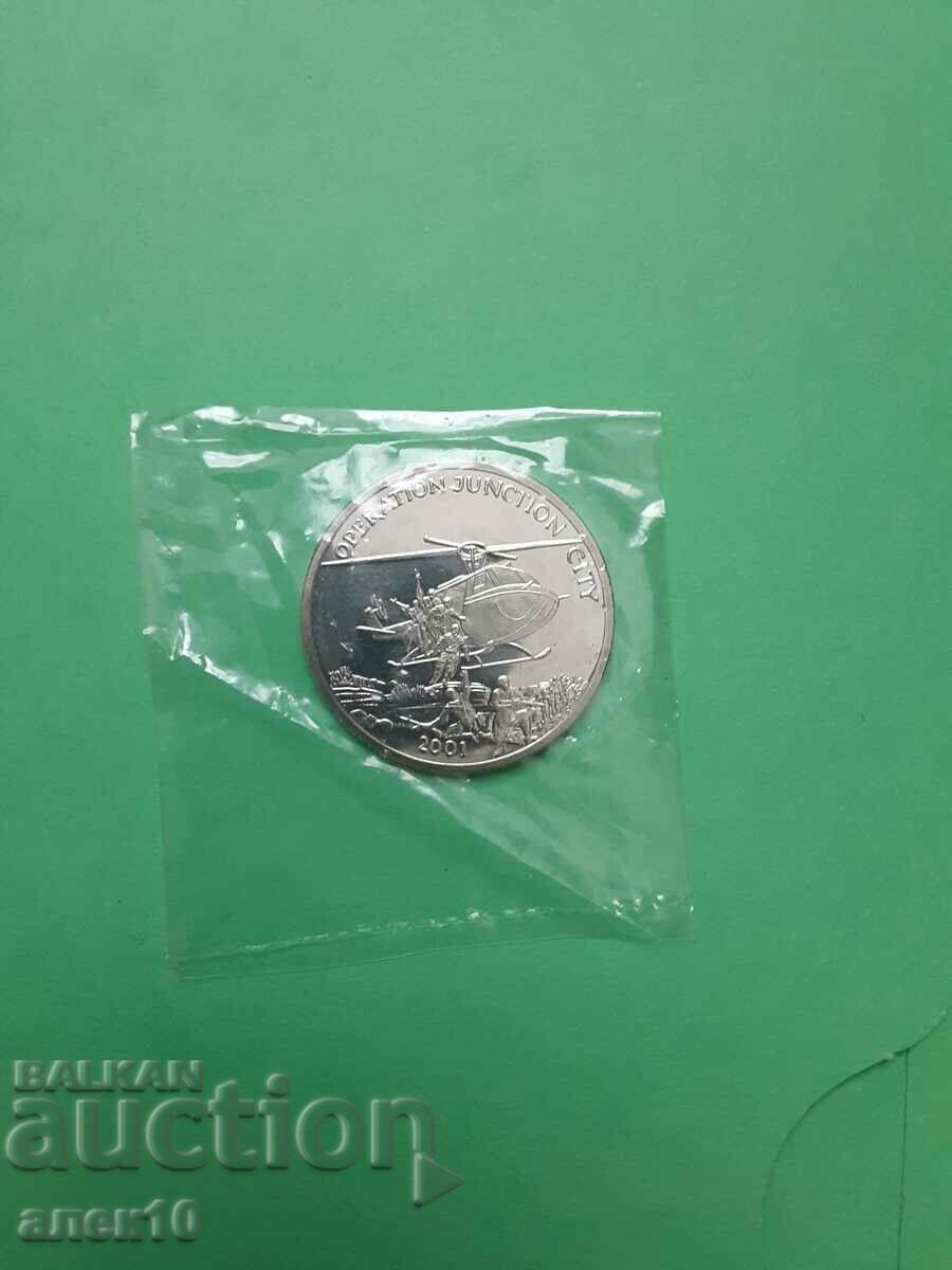 Либерия  5  долар  2001  1