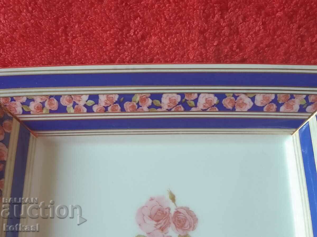 The old porcelain plate bowl gilt ENGLAND - 6 The old porcelain plate bowl gilt ENGLAND - 6