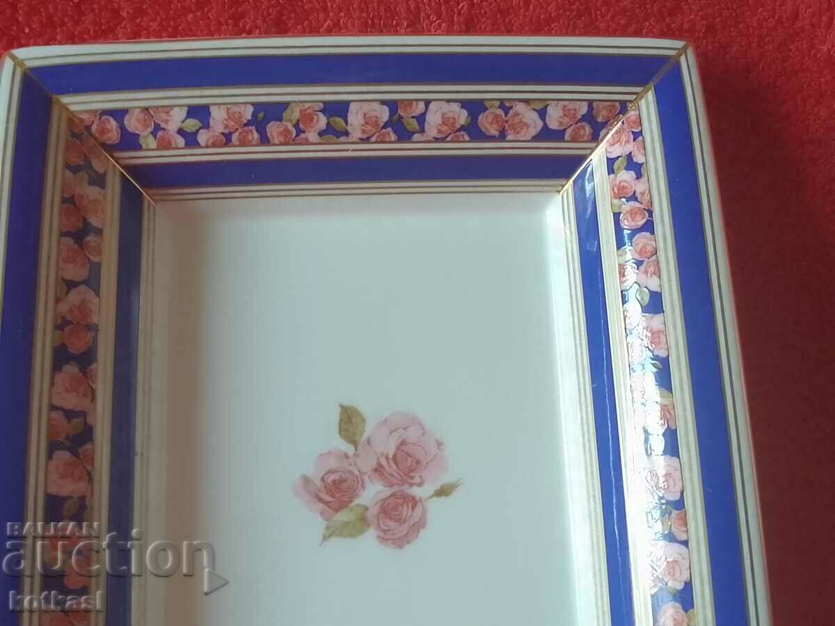 The old porcelain plate bowl gilt ENGLAND - 7 The old porcelain plate bowl gilt ENGLAND - 7