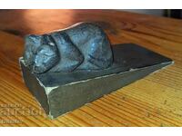 Ограничител за врата с котка