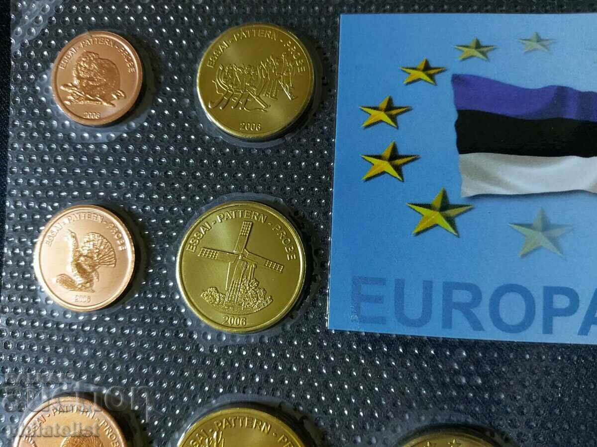 Trial Euro Set - Estonia 2006, 8 coins with price 22.00 BGN | € 11.25 Trial Euro Set - Estonia 2006, 8 coins with price 22.00 BGN | € 11.25