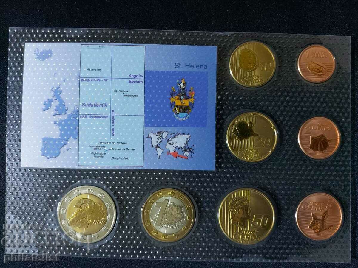 Auction Trial Euro Set - Saint Helena 2007, 8 coins Auction Trial Euro Set - Saint Helena 2007, 8 coins