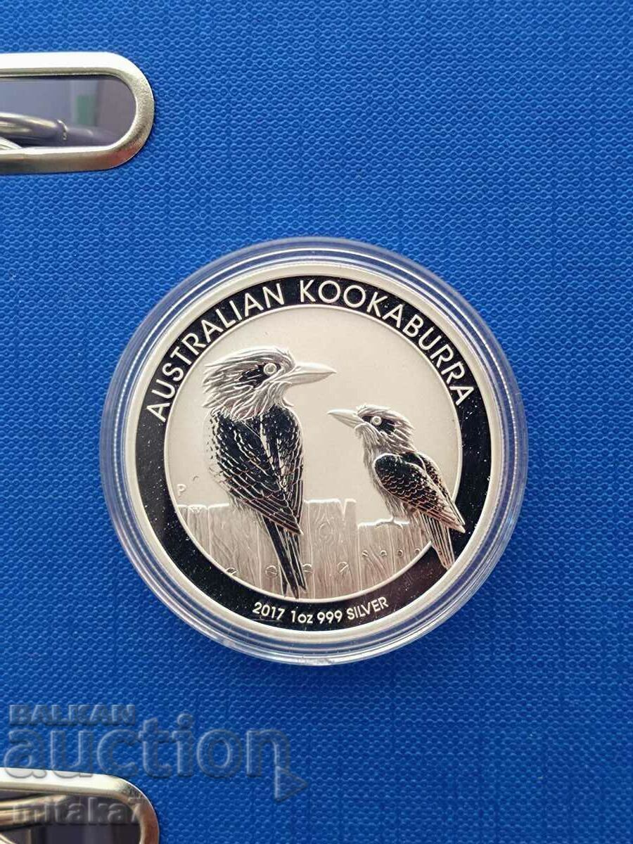 Kookaburra Silver Coin, 1oz, Australia, 2017