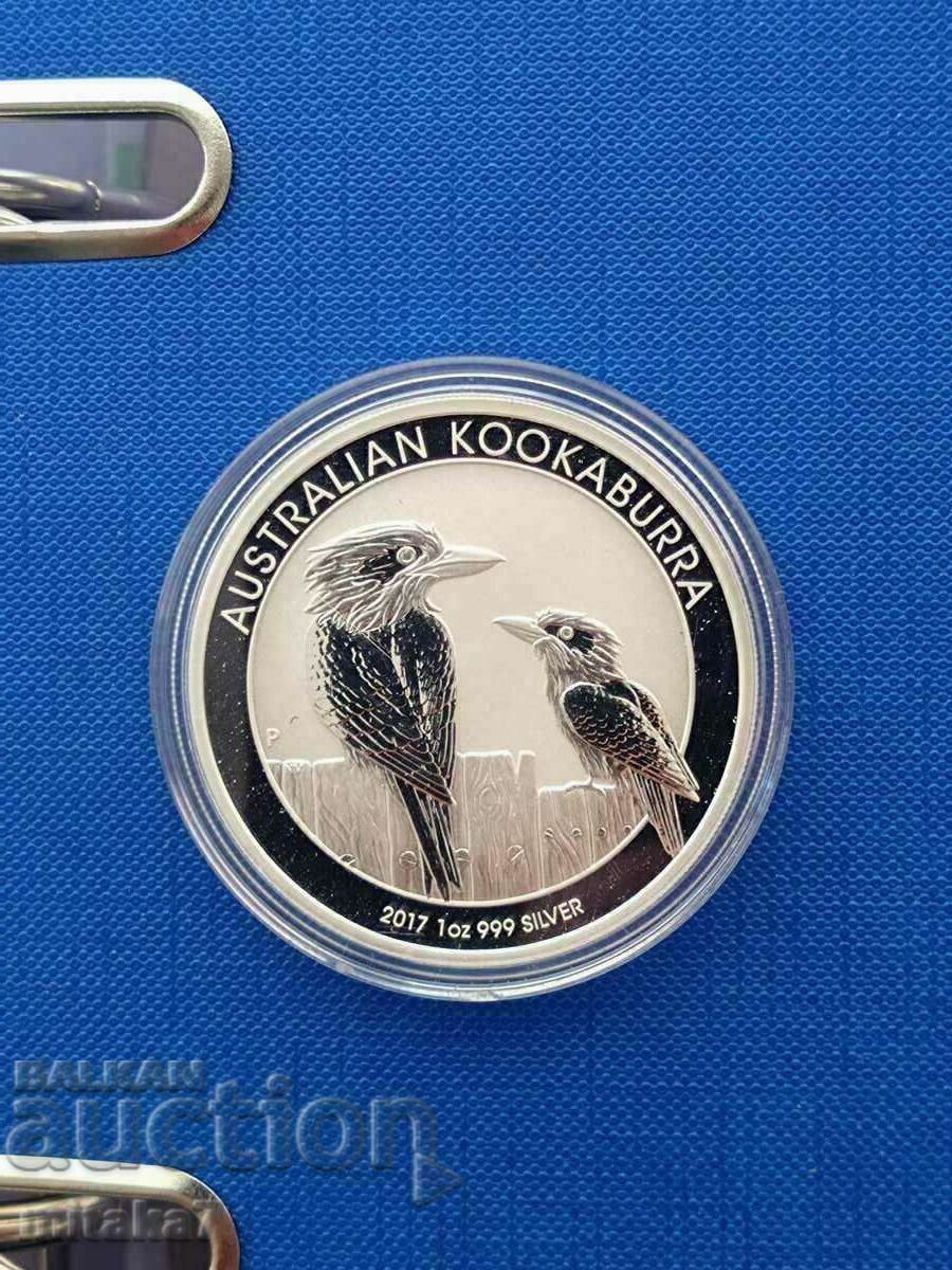 Kookaburra Silver Coin, 1oz, Australia, 2017