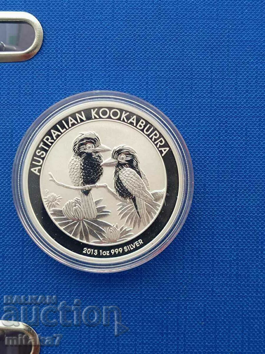 Kookaburra Silver Coin, 1 oz, Αυστραλία, 2013