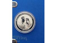 Monedă de argint Kookaburra, 1 oz, Australia, 2013