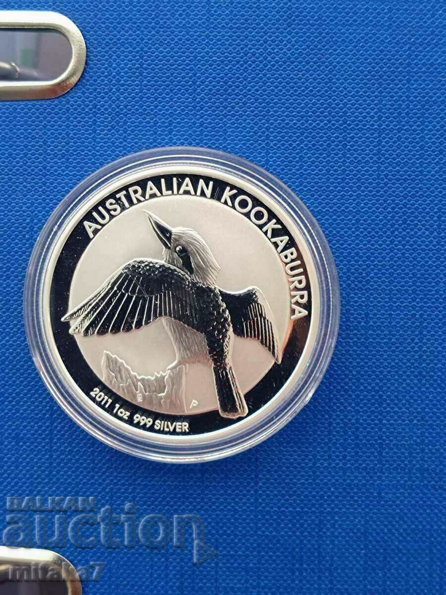 Kookaburra Silver Coin, 1 oz, Αυστραλία, 2011