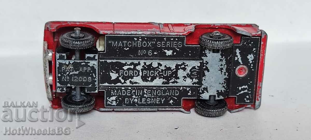 MATCHBOX LESNEY. No. 06D Ford Pick-up 1968 - 6 MATCHBOX LESNEY. No. 06D Ford Pick-up 1968 - 6