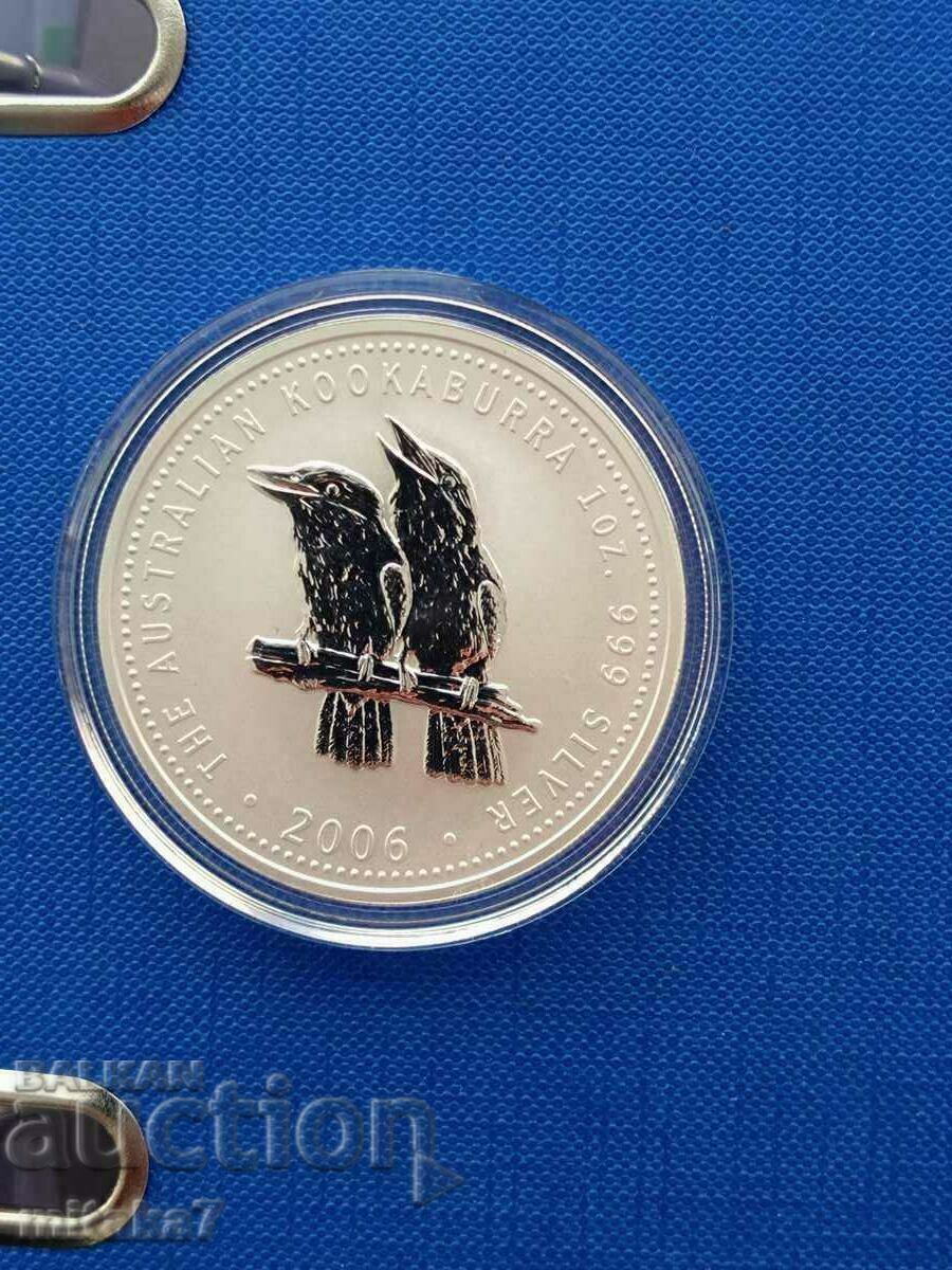 Kookaburra Silver Coin, 1 oz, Αυστραλία, 2006