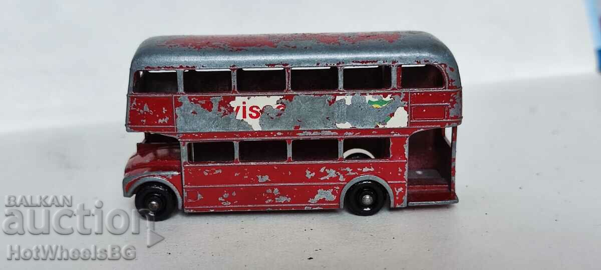 CUTIA DE chibrituri LESNEY. Autobuzul 5D din Londra 1965