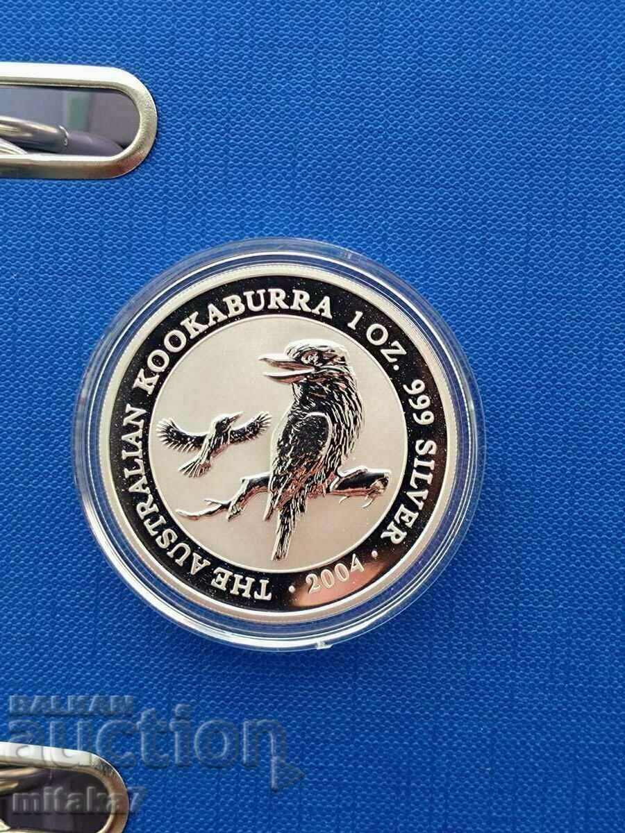 Kookaburra Silver Coin, 1 oz, Αυστραλία, 2004