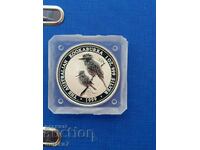 Kookaburra Silver Coin, 1oz, Australia, 1999