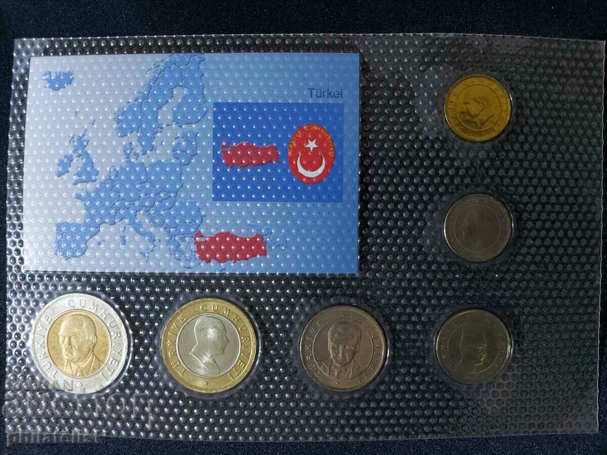 Auction Complete set - Turkey 2005, 6 coins Auction Complete set - Turkey 2005, 6 coins