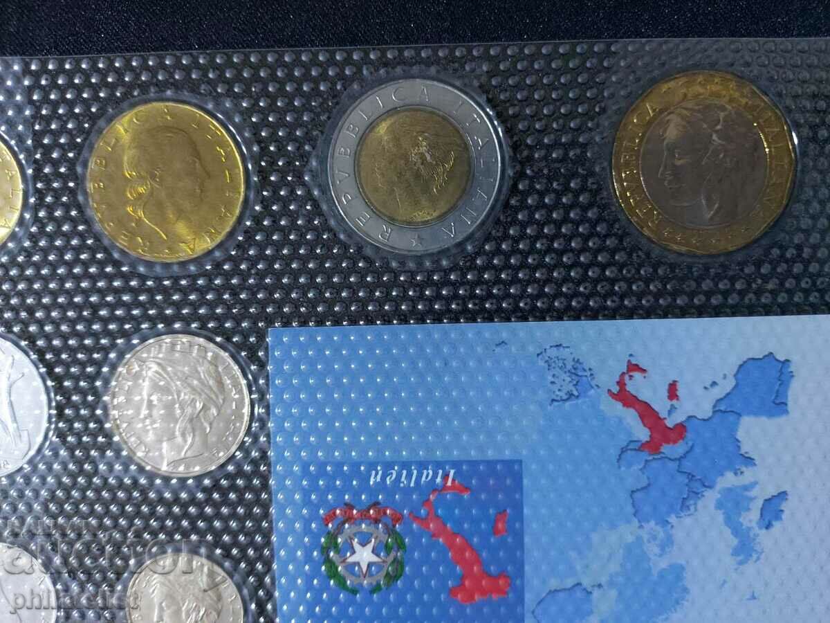 Delivery of Italy 1989-1999 - complete complete set in Lira - 8 coins Delivery of Italy 1989-1999 - complete complete set in Lira - 8 coins