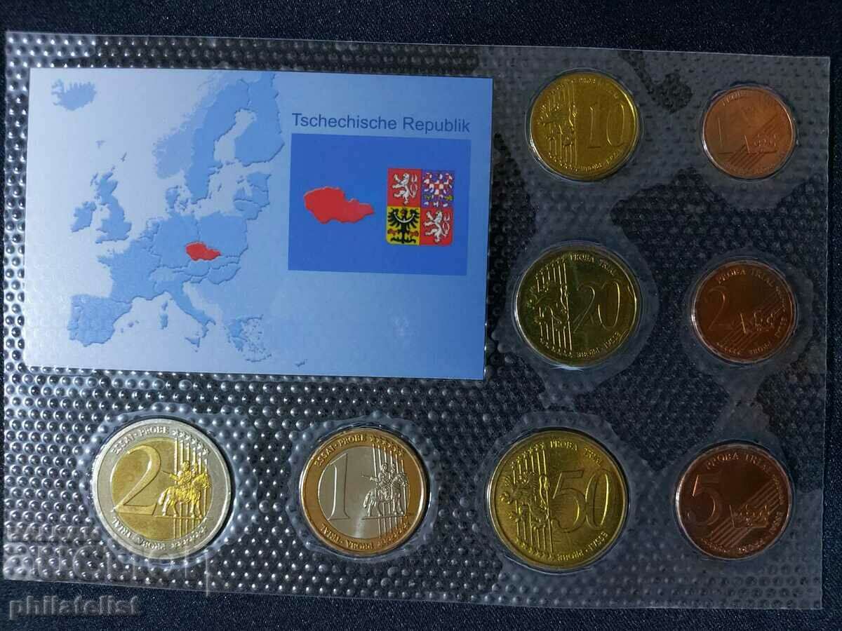 Auction Trial Euro Set - Czech Republic 2004, 8 coins Auction Trial Euro Set - Czech Republic 2004, 8 coins