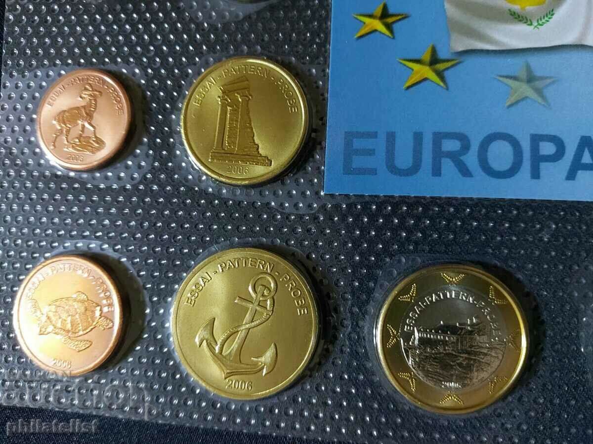 Trial Euro Set - Cyprus 2006, 8 coins with price 22.00 BGN | € 11.25 Trial Euro Set - Cyprus 2006, 8 coins with price 22.00 BGN | € 11.25