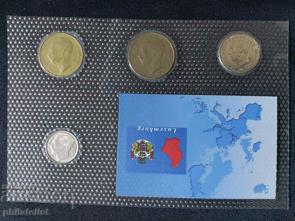 Auction Luxembourg 1981-1990 - Complete set, 4 coins Auction Luxembourg 1981-1990 - Complete set, 4 coins