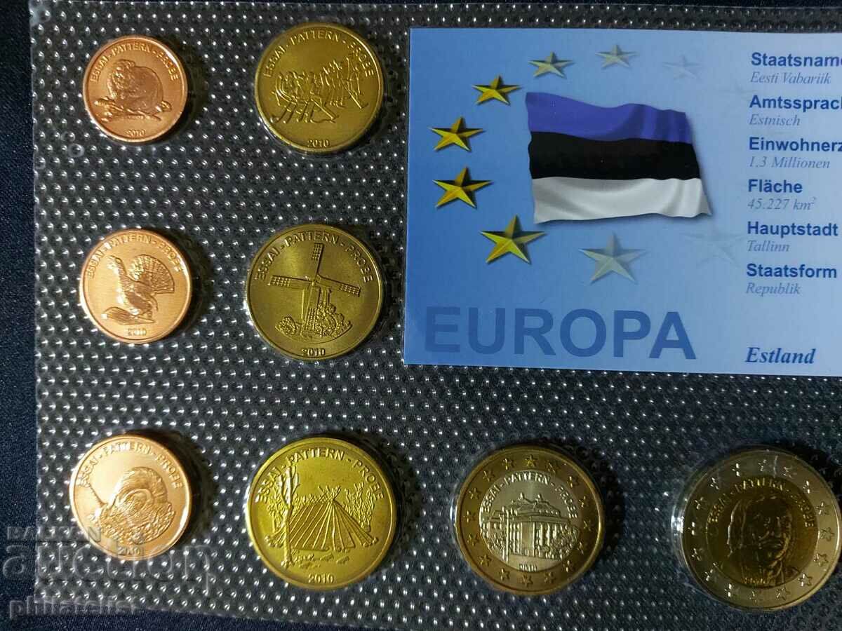 Trial Euro Set - Estonia 2010, 8 coins with price 22.00 BGN | € 11.25 Trial Euro Set - Estonia 2010, 8 coins with price 22.00 BGN | € 11.25
