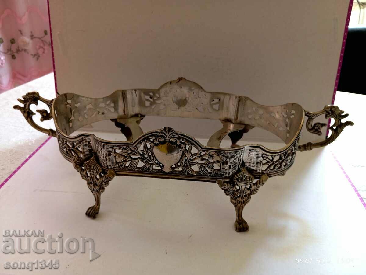 Beautiful Silver Plated Stand From 0.01 St.
