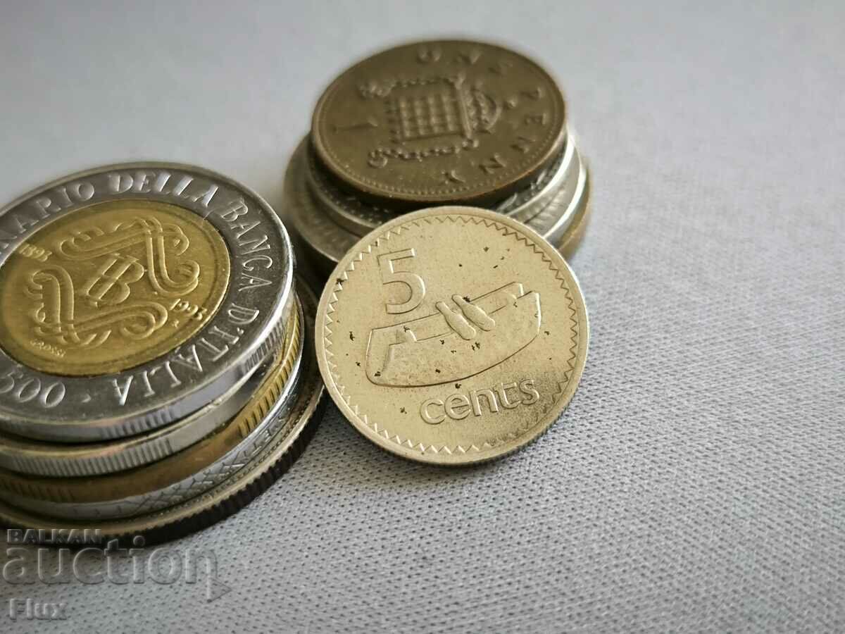 Coin - Fiji - 5 cents | 1987