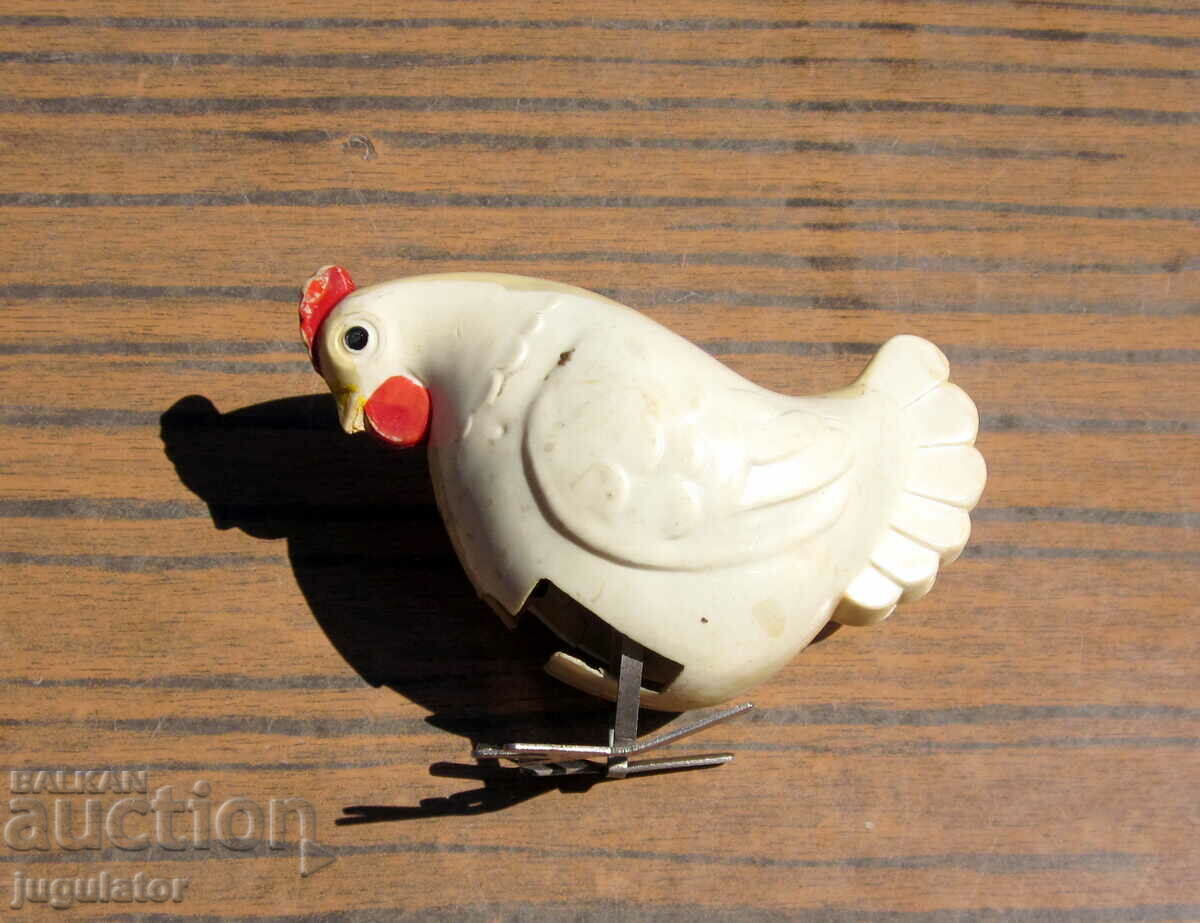 Auction old Bulgarian mechanical toy hen from Sotsa Auction old Bulgarian mechanical toy hen from Sotsa