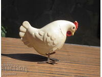 old Bulgarian mechanical toy hen from Sotsa