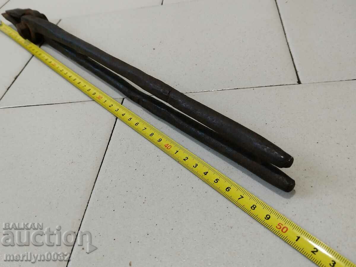 Стари ковашки клещи, керпедени, ковано желязо - 6 Стари ковашки клещи, керпедени, ковано желязо - 6