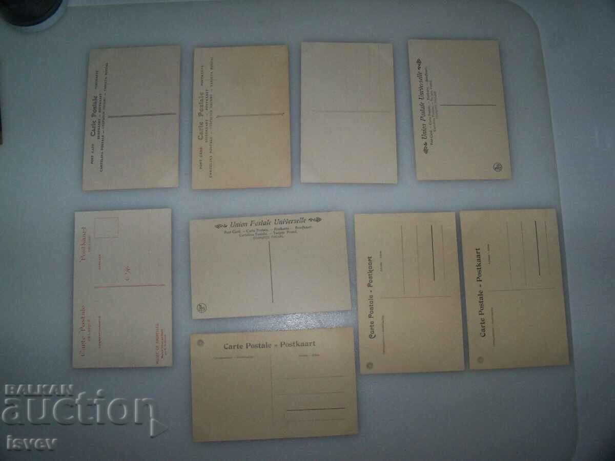 9 old art postcards printed around 1915. with price 36.00 BGN | € 18.41 9 old art postcards printed around 1915. with price 36.00 BGN | € 18.41