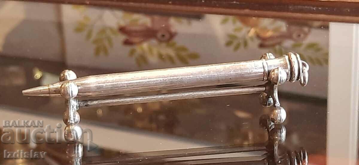 Американски посребрен механичен молив - 5