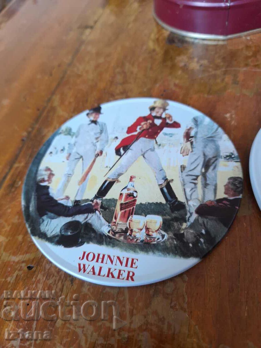 Delivery of Old Johnnie Walker coasters Delivery of Old Johnnie Walker coasters