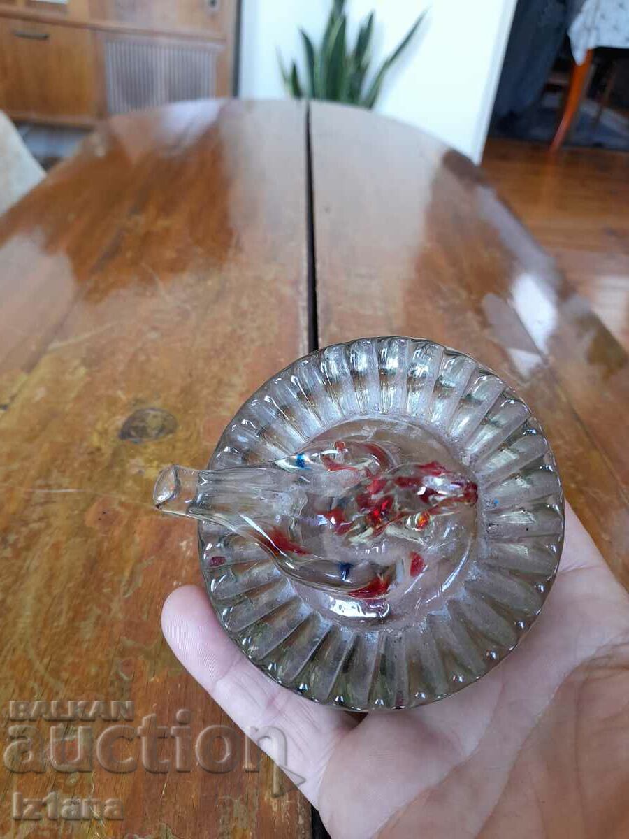 Old glass figure, bird figure - 5 Old glass figure, bird figure - 5